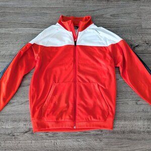 Brooks 1/2 Zip Pullover Running Shirt - Orange & White - Women's Medium - M